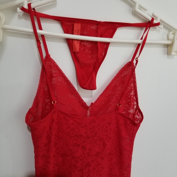 Victoria's Secret The Lacie set lingerie red Small - Picture 4 of 10